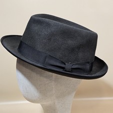 Vintage Dobbs Fifth Avenue Bowler Derby Hat Felt