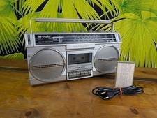 Ghettoblaster Sharp GF 4343 Boombox Hifi Vintage Japan Cassette Recorder 80s