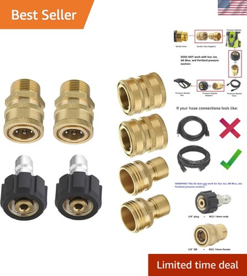 #ad Professional Grade Pressure Washer Quick Connect Adapter Set Up to 5000 PSI $45.09