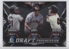 2019 Bowman Draft Chrome Progression Hunter Bishop Joey Bart Heliot Ramos 09vn