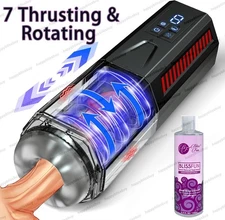 Male Masturbaters Rotation Thrusting Sucking Pump Strokers Sex Toy for Men