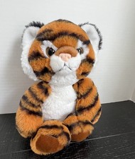 Aurora World Plush Flopsie TOPAZ TIGER 12  Stuffed Animal Toy Orange Black White