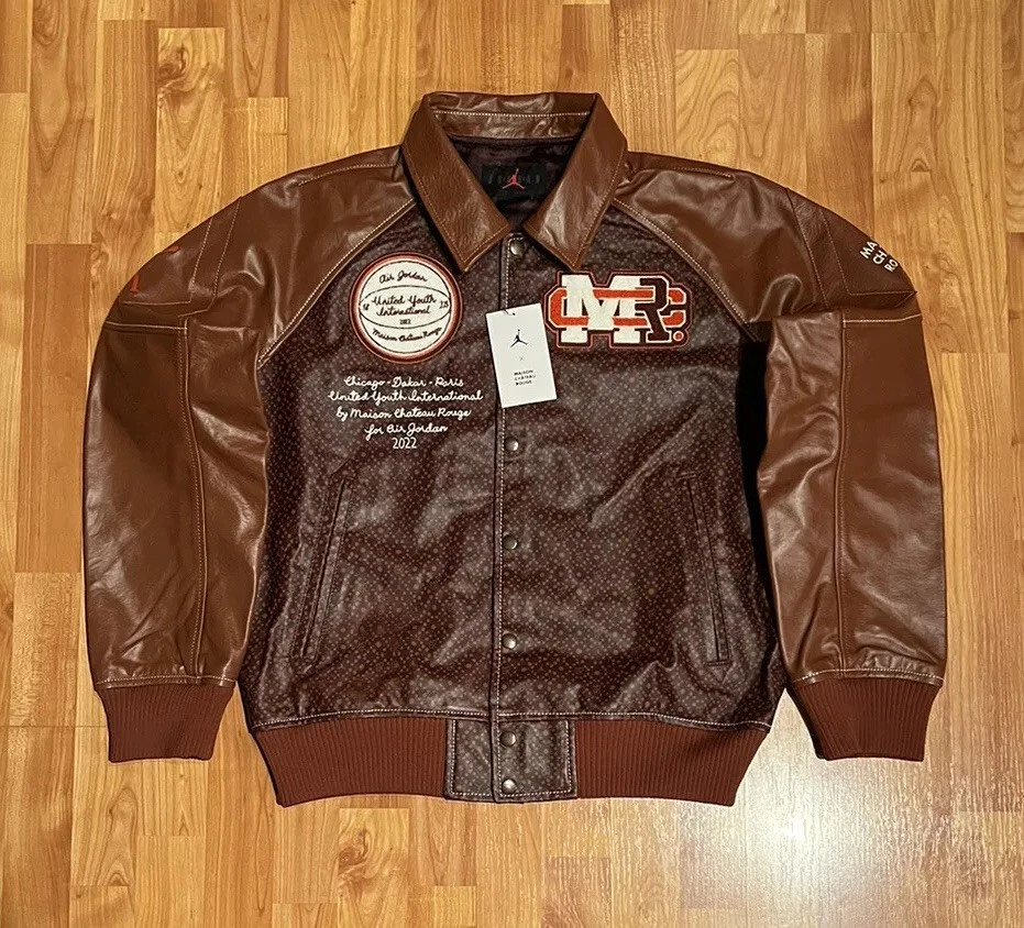 Jordan Leather Outer Shell Coats, Jackets & Vests for Men for Sale