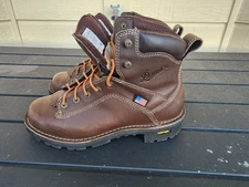 Danner Quarry Gortex Boots 6" Brown Mens Size 10 EE Wide