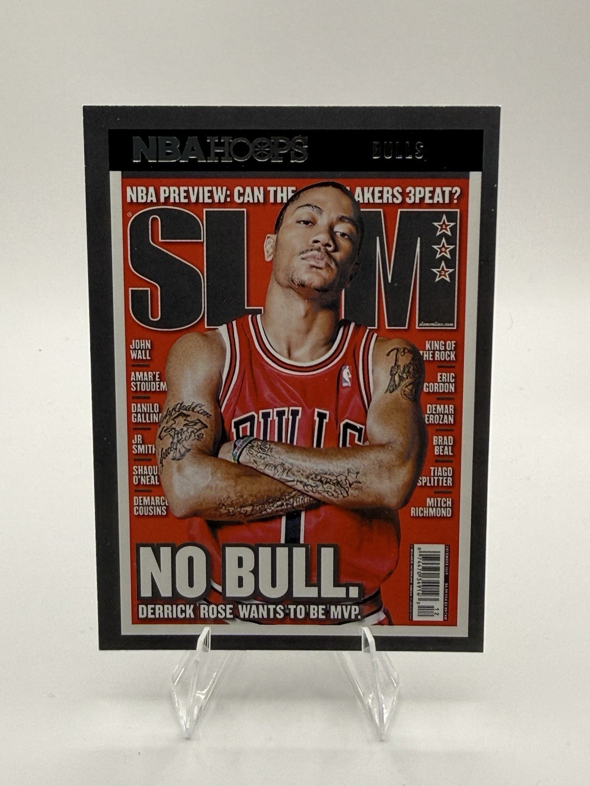 Panini NBA Hoops Derrick Rose SLAM #143 Chicago Bulls 2021-22 Insert A1
