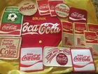 15 Vintage Coca-Cola Embroidered Coke Patch Lot Authentic