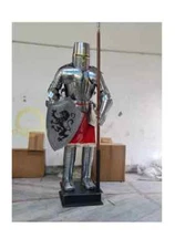 Medieval Epic Dark Full Body Complete Armor suit  Medieval Knight Costume Shield