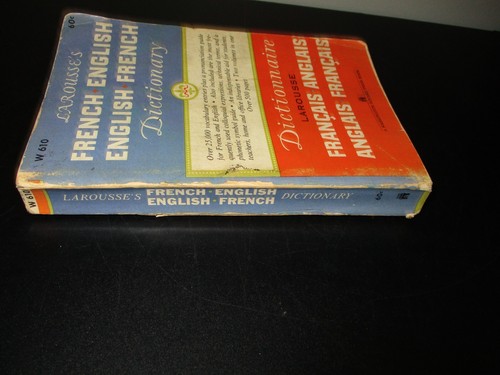 Larousse's French English dictionary-1962 paperback/Washington Square press - Picture 2 of 11