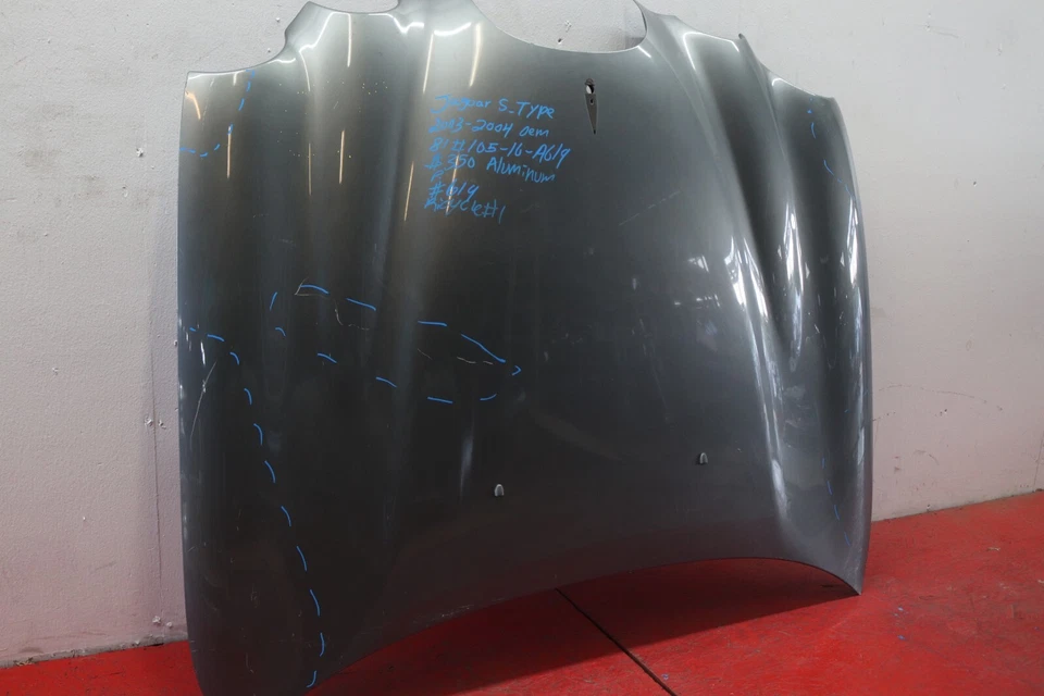 2003 2004 JAGUAR S-TYPE FRONT HOOD OEM ALUMINUM Foto 3 de 4