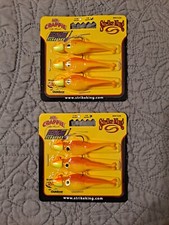 Strike King Mr Crappie Jighead Scizzor Shad 1/8 oz Osage Orange Color NIP