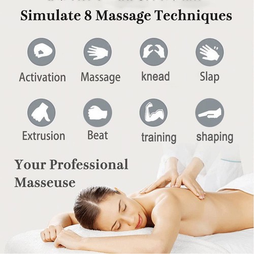 Pulse Tens Unit EMS Massager Back Full Body Muscle Stimulator Pain Relief Device - Picture 7 of 15