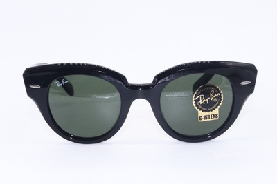 Ray-Ban Roundabout Black/Green Unisex Sunglasses RB2192 Ray-Ban® Roundabout RB2192 Round Sunglasses - EuroOptica main image 3