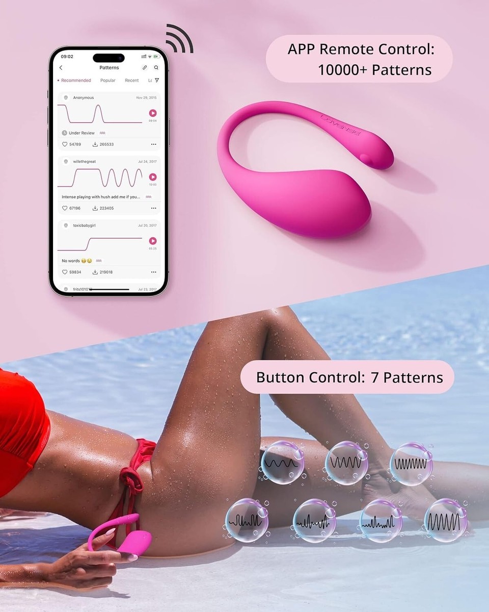 LOVENSE Lush 3 Bullet Vibrator+Ferri Wearable Panty Vibrator with APP  Control | eBay