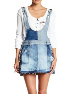 free people denim jumper dress Free People Denim Overalls Dress