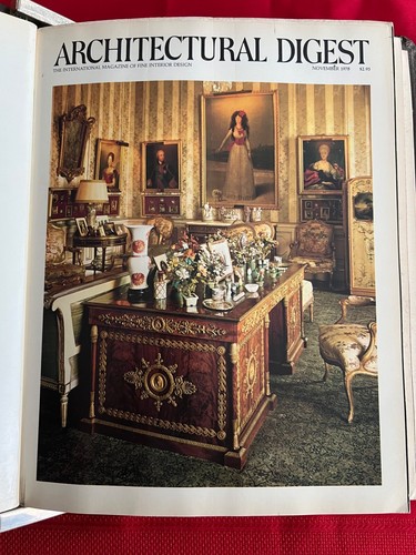 Vintage Architectural Digest Binder w. 4 issues Oct-Dec 1978, Jan/Feb 1979 - Picture 7 of 13