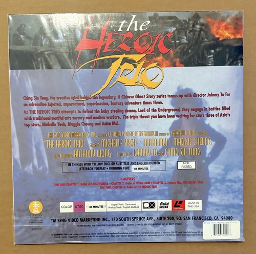 The Heroic Trio Laserdisc LD 1993 Letterbox 30296 - Picture 2 of 2