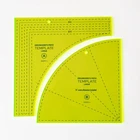 2Pcs/set L-shaped Triangular Ruler Sewing and Patchwork Template #DKSPS-L