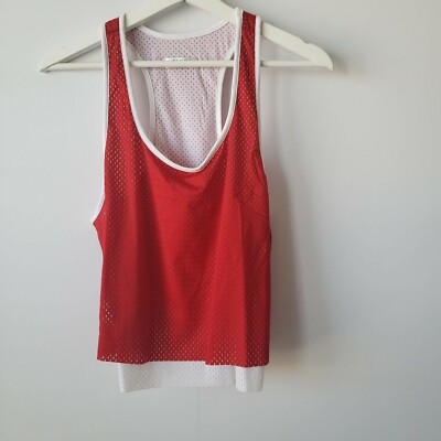 Nuyu essential mesh double layer Stanford tank top size S