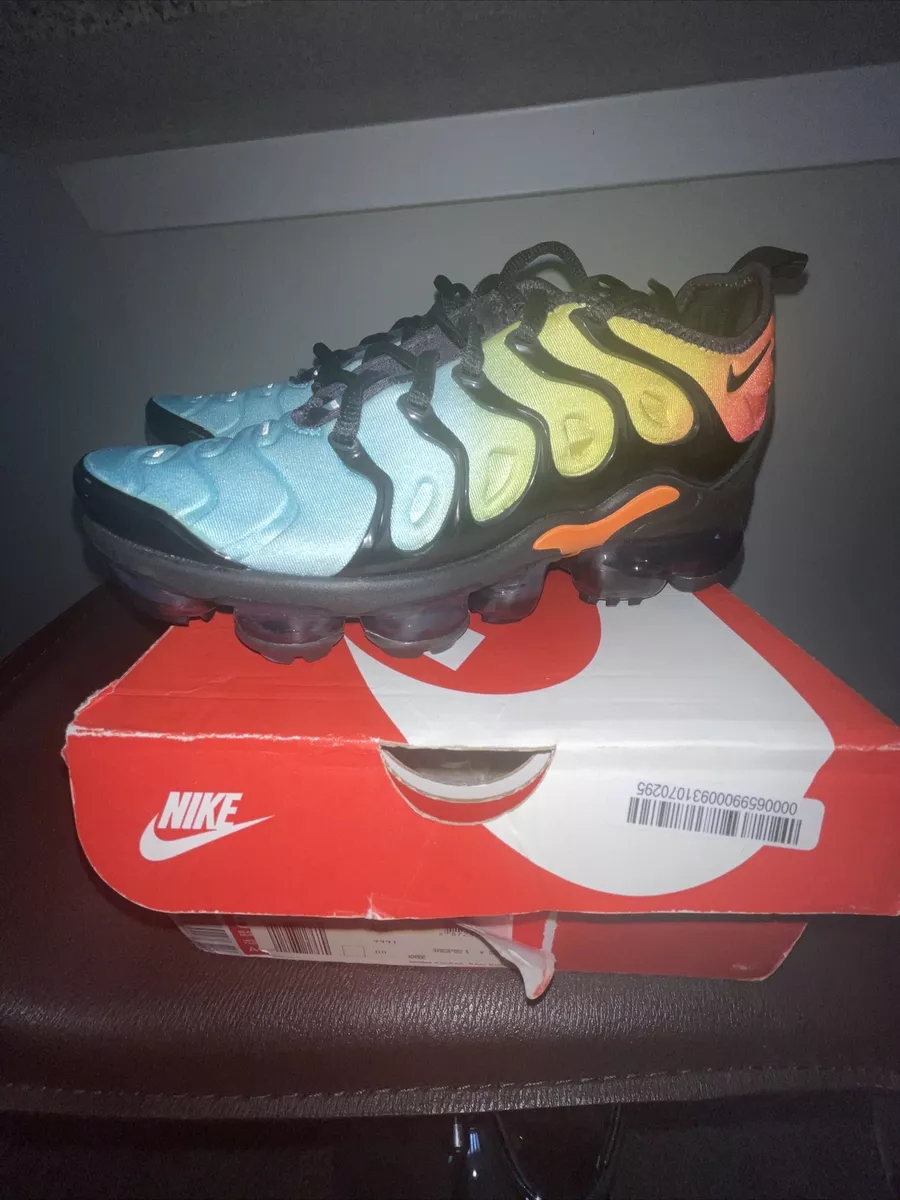 5 Nike Air VaporMax Plus Bleached Aqua/Tropical Sunset | eBay