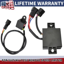 CDI Rev Ignition Box For Suzuki LTZ50 Speed Limiter Removal Black Color Design
