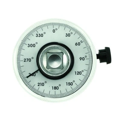 VECT 1/2" Dr Torque Angle Rotation Scale Gauge Meter Calibrated 360° Measurer Tool