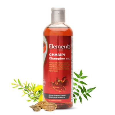 Elements Wellness Champi reduziert Haarausfall Regelmäßige Anwendung 200 ml K...