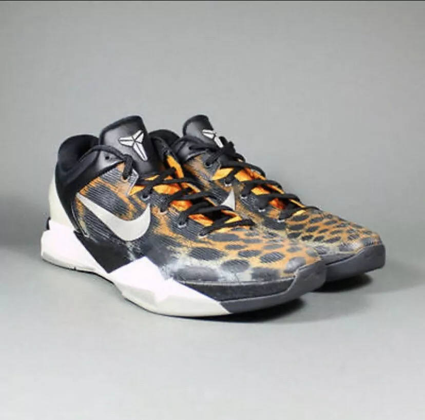 Nike 🔥RARE🔥 Zoom Kobe VII 7 System Cheetah Black/Circuit 488371-800 Size 10.5
