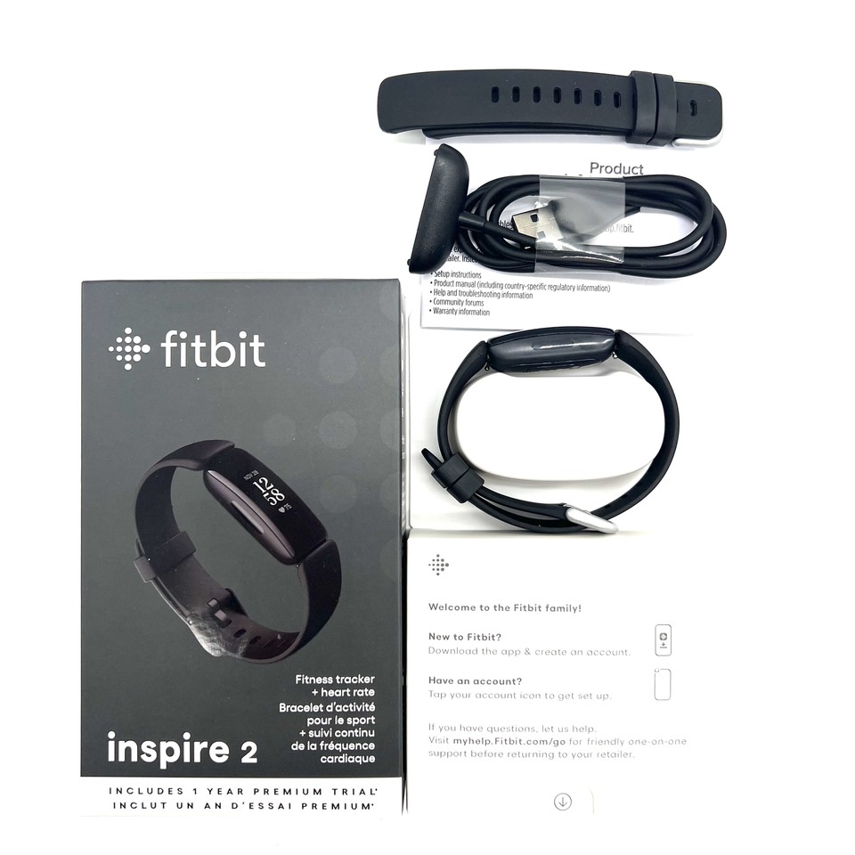 FITBIT INSPIRE 3 Fitness Tracker Frequenza Cardiaca Nero Sonno E