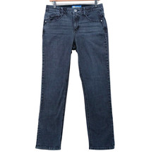 Democracy Ab Solution Jeans Womens 8 30x28 Dark Grey Wash Zip Stretch 5 Pocket