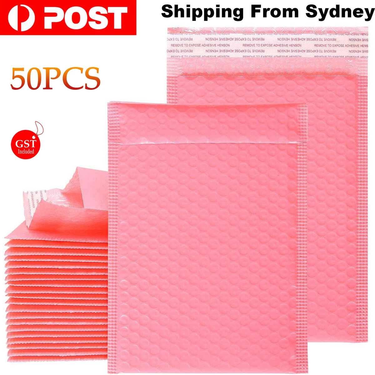 Pink bubble mailers deals