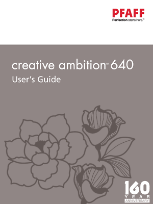 Pfaff Creative Ambition 640 | naaimachines De Keukeleire Pfaff Creative Ambition 640 | naaimachines De Keukeleire