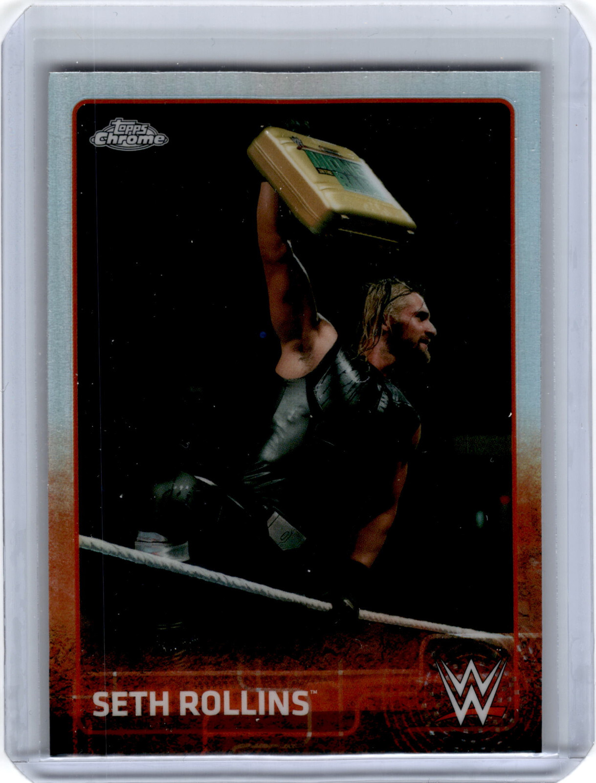 2015 Topps Chrome WWE Refractor #63 Seth Rollins