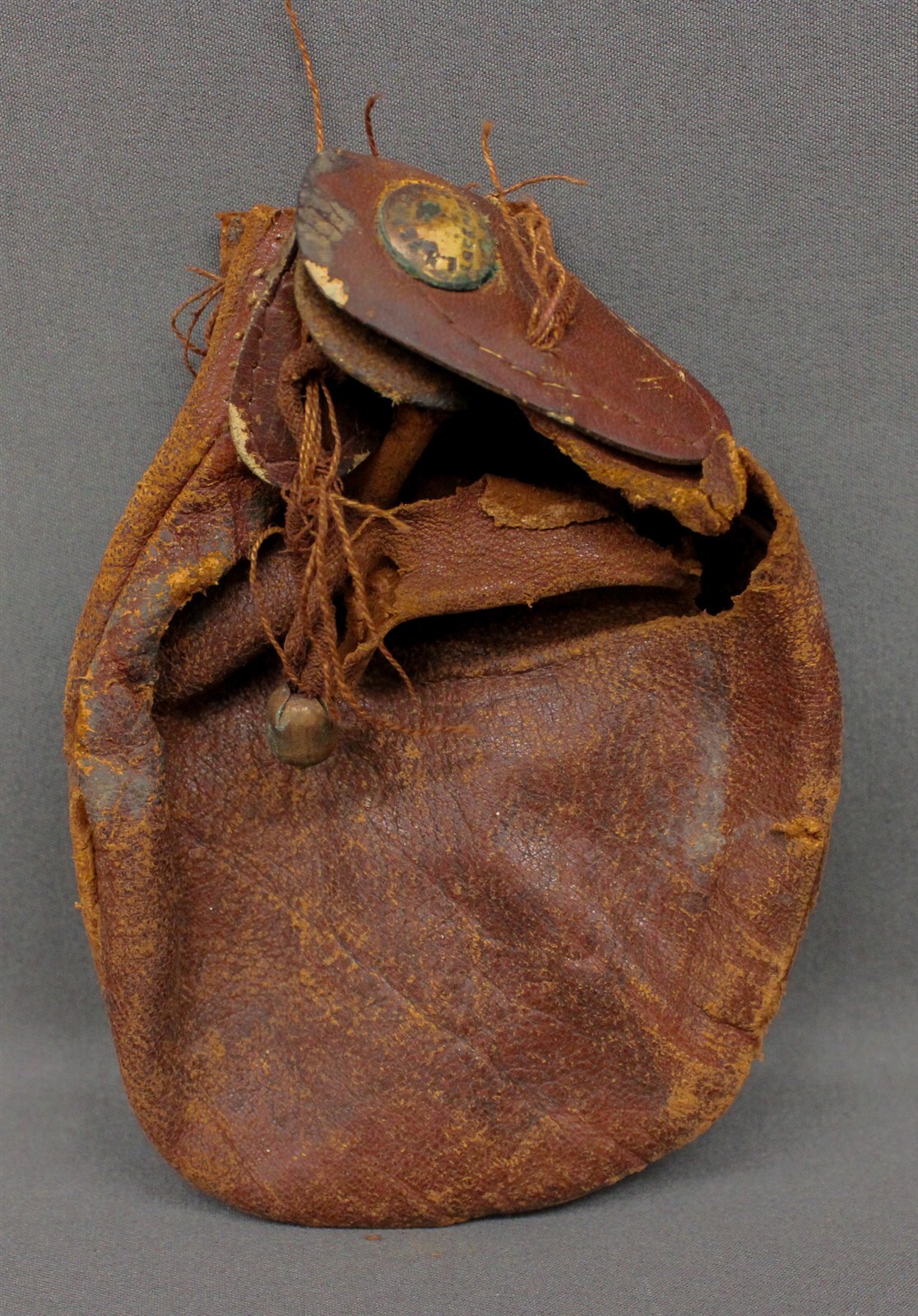 Civil War Era E.M Ferree Co, Lockport New York Leather Musket Shot Bag