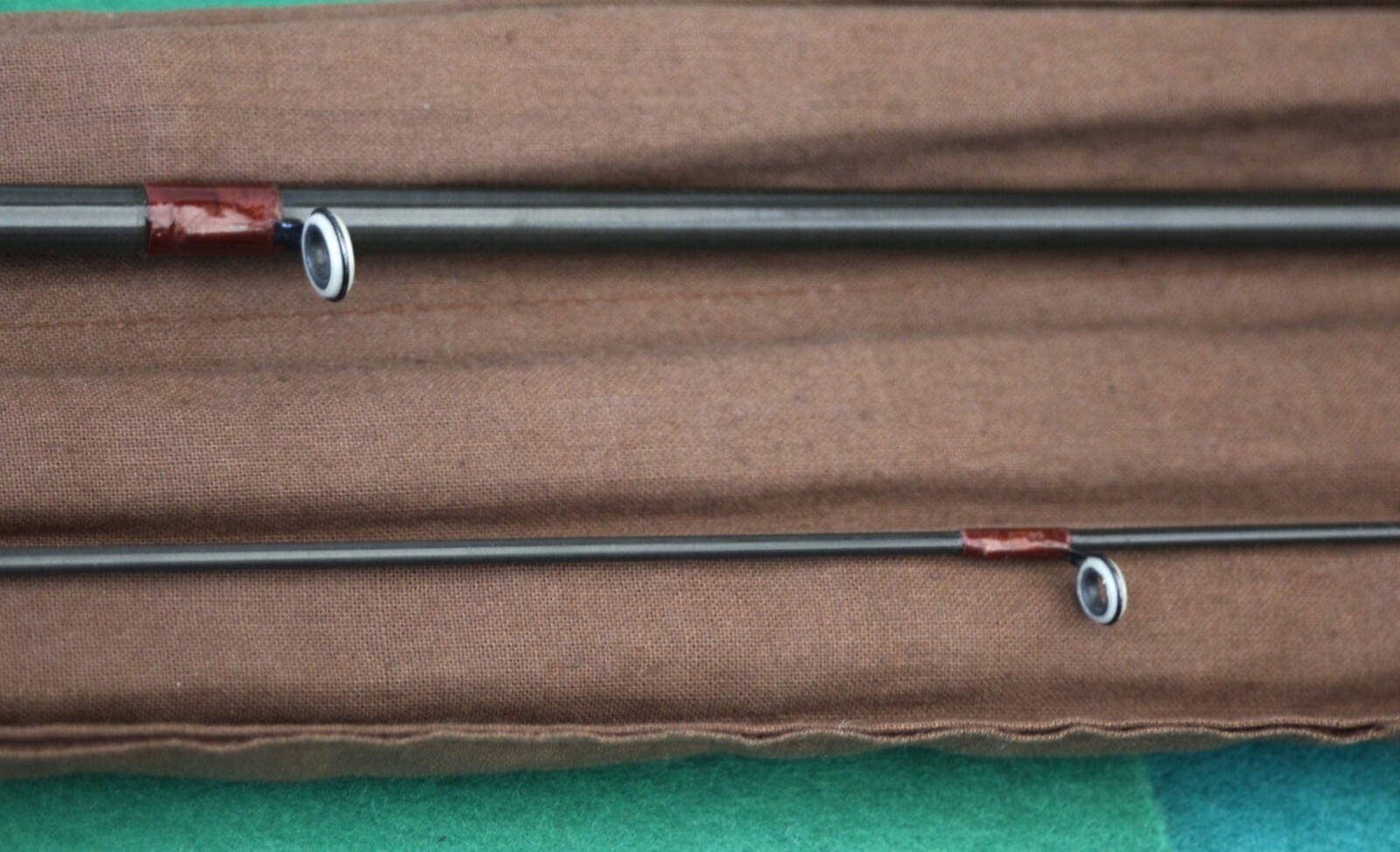 9'6" Fibatube blank 2 piece vintage fly fishing rod Line 7/8 (132) eBay