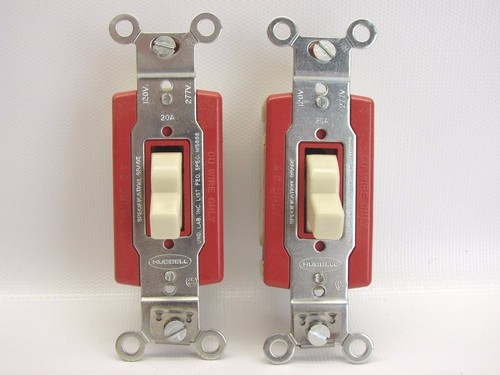 (2) Hubbell 1223-I Spezifikation Klasse 3-Wege Elfenbein Schalter 120/277 VAC 20 Amp - Bild 5 von 5