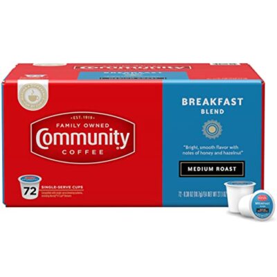 Breakfast Blend 72 Count Coffee Pods Medium Roast Compatible with Keurig 2.0 ...