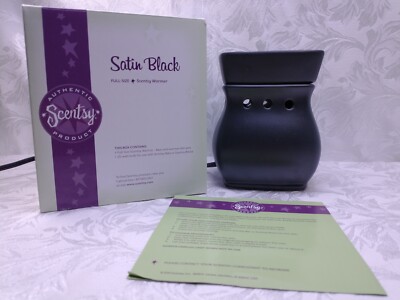 Scentsy Wax Warmer Classic Curve Satin Black | eBay
