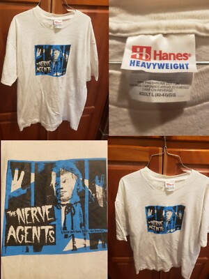 The Nerve Agents Gouge Out Vtg Y2K Shirt Punk Hardcore Youth Of Today Wolfman L