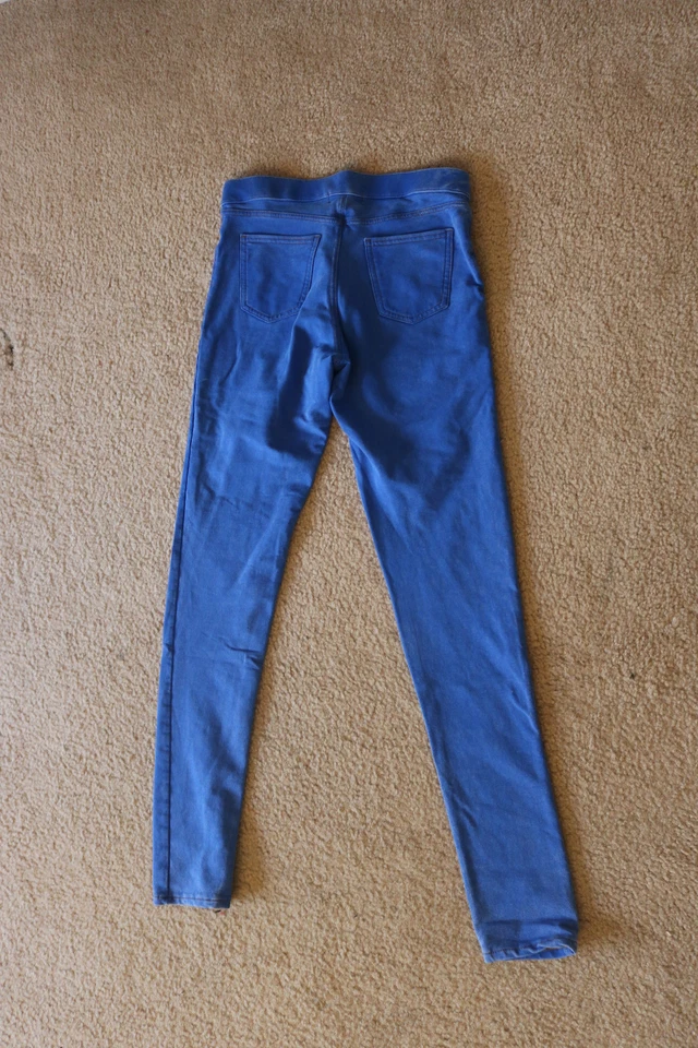 H&M синий девочек синие джинсы хлопок смесь размер 14Y + - Изображение 2 из 4