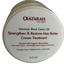 Jamaican Black Castor Oil Strengthen & Restore Hair Butter Cream Treatment, Rich