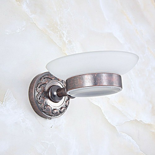 Wall Mounted Antique Copper Bathroom Soap Dish Holder Soap Basket Zba157 - Picture 3 of 8