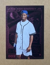 2023 UD Skybox Metal Universe Champions #003 Ken Griffey Jr. Base Pink FX #29/75