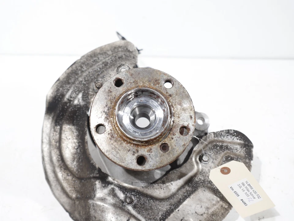 2014-2016 BMW F32 435i xDrive Front Left Driver Side Spindle Knuckle & Hub OEM - Image 2 of 4