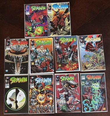 Spawn #1 3 4 6 8 11 12 13 14 15 Image 10 Comic Lot McFarlane 1st Appearance