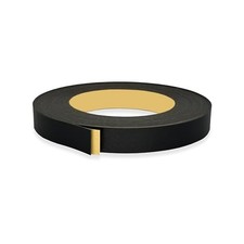 Black PVC 1 inch x 25 ft Edge Banding Tape Peel Stick Adhesive Veneer Edging ...