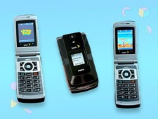 Vintage Y2K Sanyo Mobile Flip Phone.Works 