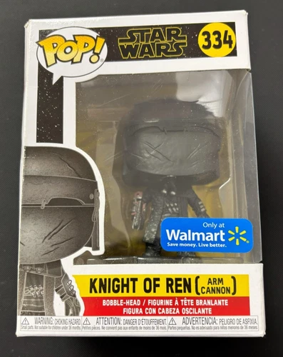 Funko POP Star Wars Knight of Ren (Arm Cannon) 334 Walmart Unopened Box Damage