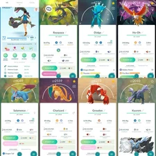 Pokémon Acc Go - Lvl72 -  176 Shiny - 179 Legendary - 89 4*