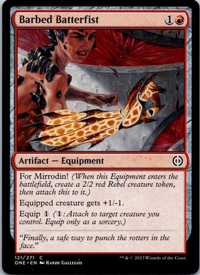 Barbed Batterfist Phyrexia: All Will Be One Regular
