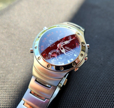 Seiko Premier Chronograph 100m 7T32-7H80 Sapphire Crystal